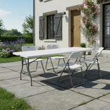 Mesa Plegable Portatil + 4 Sillas