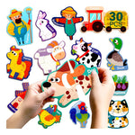 Puzzle Magnético 30 Piezas p/pizarra - Granja