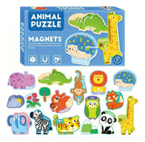 Puzzle Magnético 30 Piezas p/pizarra - Animales