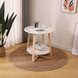 Alfombra Rattan Redonda 100cm