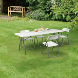 Mesa Plegable Portatil + 4 Sillas