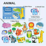 Puzzle Magnético 30 Piezas p/pizarra - Animales