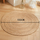 Alfombra Rattan Redonda 100cm